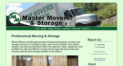 Desktop Screenshot of mastermovers.ca